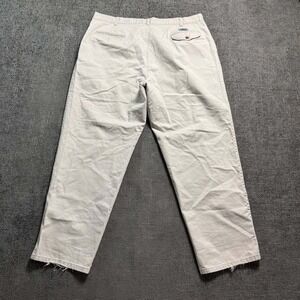 Denver Hayes Pleated Chinos Mens 38x29 Tan Khaki  90s Vintage Style